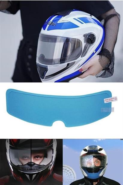 Buğu Önleyici Motosiklet Kaskı Vizörü Su Geçirmez Dayanıklı Çizik Koruma Lens Filmi Buğu Önleyici Motosiklet Kaskı Vizörü Su Geçirmez Dayanıklı Çizik Koruma Lens Filmi