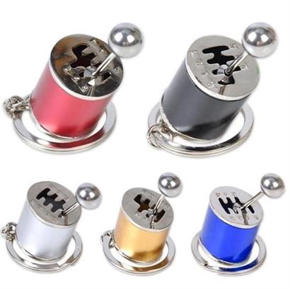 BUFFER® Hareketli Araba Vites Anahtarlık Altı Hız Manuel Vites Dişli Shifter Topuzu Metal Anahtarlık BUFFER® Hareketli Araba Vites Anahtarlık Altı Hız Manuel Vites Dişli Shifter Topuzu Metal Anahtarlık