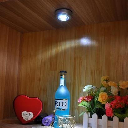 Petinka® Kablosuz Spot Pilli Dokunmatik Led Lamba 3 Ledli Dolap Lambası Petinka® Kablosuz Spot Pilli Dokunmatik Led Lamba 3 Ledli Dolap Lambası