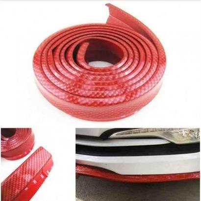 BUFFER® Kırmızı Renkli 2,5 Metre Araba Oto Ön Tampon Koruyucu Kauçuk Pratik Tampon Şerit Bant Döşeme BUFFER® Kırmızı Renkli 2,5 Metre Araba Oto Ön Tampon Koruyucu Kauçuk Pratik Tampon Şerit Bant Döşeme
