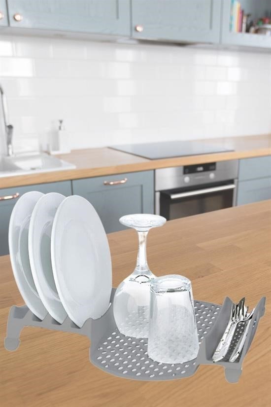 BUFFER® Lavabo Kenarı Fonksiyonel Tezgah Üstü Bardak Tabak Kaşık Kurutmalı Bulaşıklık Tabaklık BUFFER® Lavabo Kenarı Fonksiyonel Tezgah Üstü Bardak Tabak Kaşık Kurutmalı Bulaşıklık Tabaklık