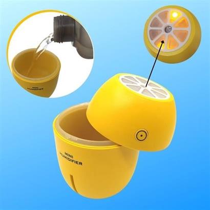 Limon Tipi Mini Hava Oda Nemlendirici Ledli Işıklı Buhar Makinesi Limon Tipi Mini Hava Oda Nemlendirici Ledli Işıklı Buhar Makinesi