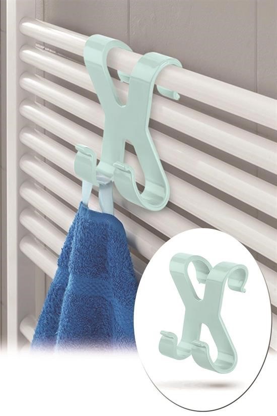 BUFFER® Mutfak Banyo Dolap Kapağına Takılan Meta Havlu Askılığı Aparatı BUFFER® Mutfak Banyo Dolap Kapağına Takılan Meta Havlu Askılığı Aparatı