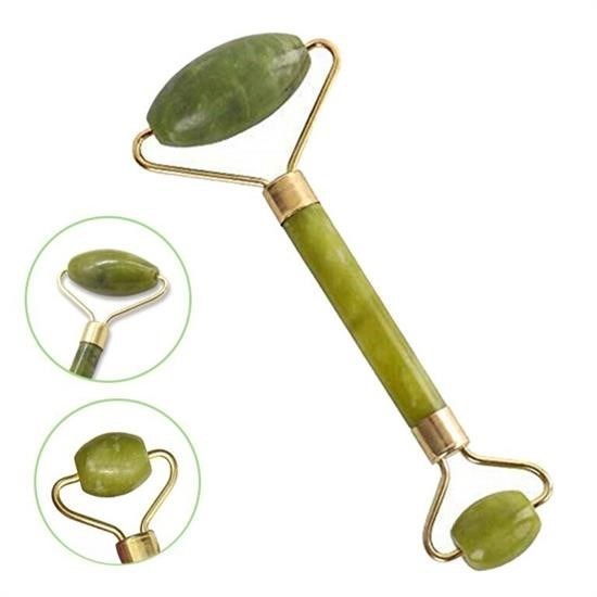 BUFFER® Özel Süngerli Kutusunda Kırılmaz Çift Taraflı 2li Cilt Yüz Masaj Aleti Jade Roller Yeşim Taş BUFFER® Özel Süngerli Kutusunda Kırılmaz Çift Taraflı 2li Cilt Yüz Masaj Aleti Jade Roller Yeşim Taş