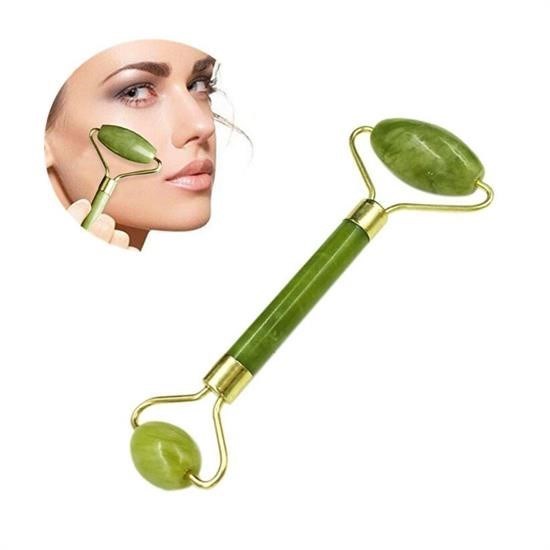 BUFFER® Özel Süngerli Kutusunda Kırılmaz Çift Taraflı 2li Cilt Yüz Masaj Aleti Jade Roller Yeşim Taş BUFFER® Özel Süngerli Kutusunda Kırılmaz Çift Taraflı 2li Cilt Yüz Masaj Aleti Jade Roller Yeşim Taş