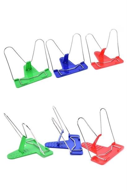 BUFFER® Portatif Ayarlanabilir Metal Kitap Okuma Standı Aparatı Aleti BUFFER® Portatif Ayarlanabilir Metal Kitap Okuma Standı Aparatı Aleti