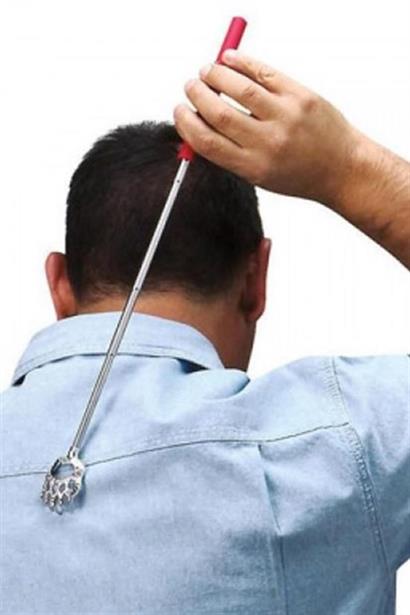 Petinka Sırt Kaşıma Kaşağı Pratik Kolay Teleskopik Metal Aleti Aparatı Petinka Sırt Kaşıma Kaşağı Pratik Kolay Teleskopik Metal Aleti Aparatı