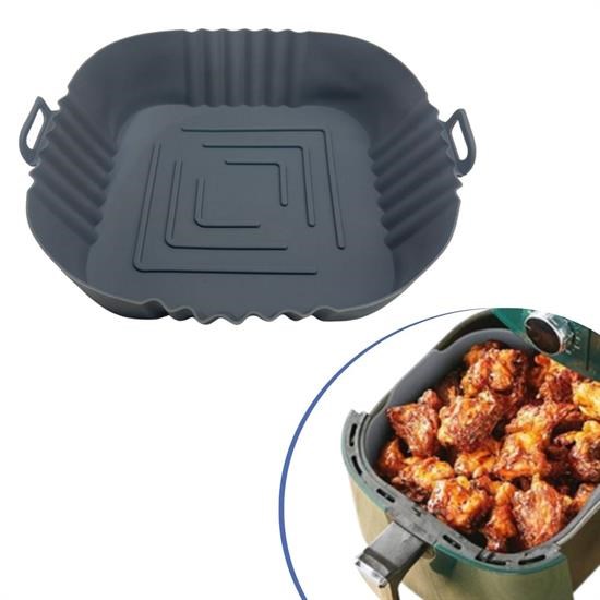 BUFFER® Renkli Isıya Dayanıklı Yıkanılabilir Silikon Fırın Airfryer Kare Model Pişirme Matı 20 cm BUFFER® Renkli Isıya Dayanıklı Yıkanılabilir Silikon Fırın Airfryer Kare Model Pişirme Matı 20 cm