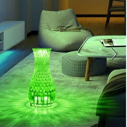 Petinka Masa Üstü Sürahi Model USB Şarjlı Kumandalı Işık Modlu 16 Farklı Kristal Akrilik Led Petinka Masa Üstü Sürahi Model USB Şarjlı Kumandalı Işık Modlu 16 Farklı Kristal Akrilik Led