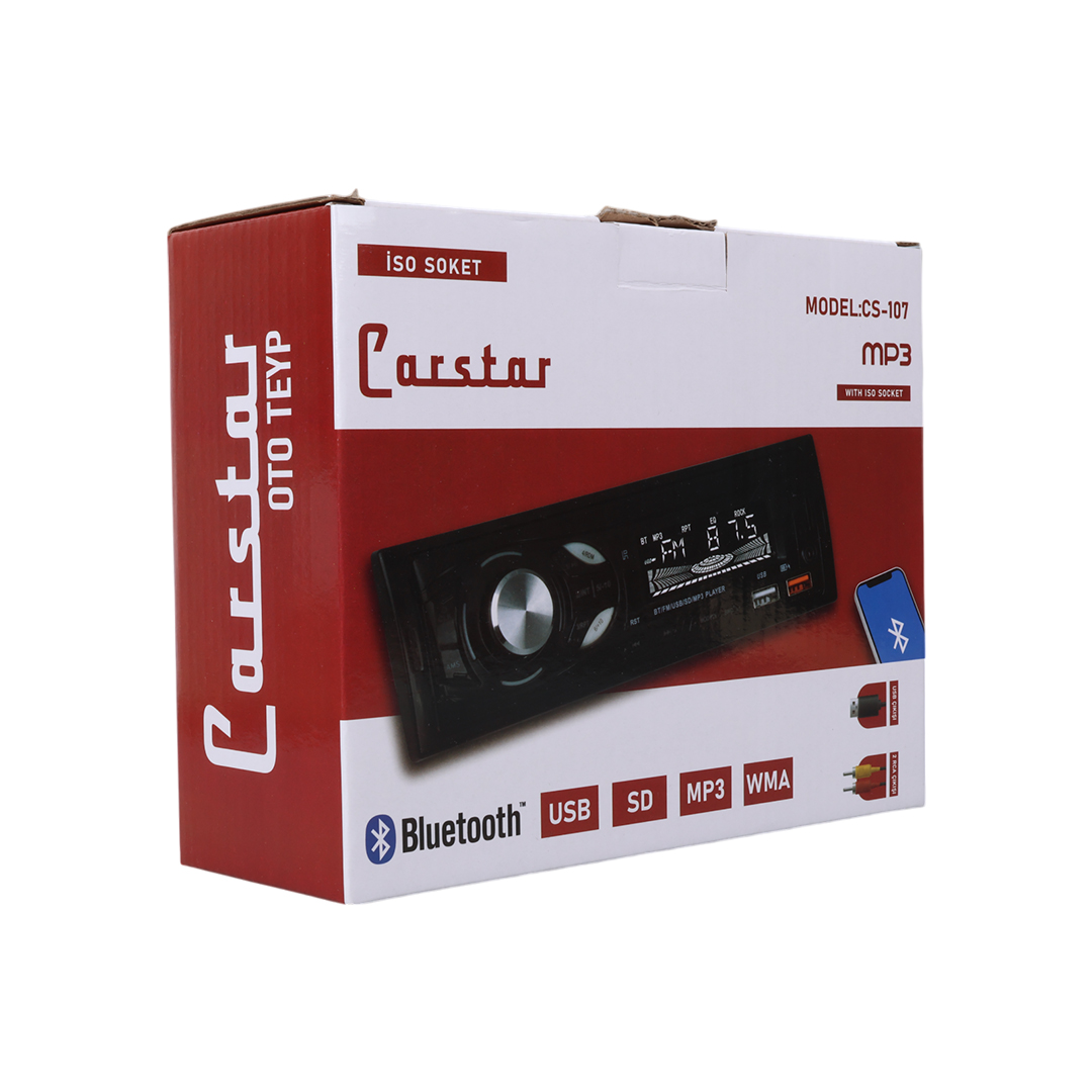 ÇİFT USB/SD/FM/AUX/BLUETOOTH KUMANDALI OTO TEYP 4X60 WATT CS-107 (4707) ÇİFT USB/SD/FM/AUX/BLUETOOTH KUMANDALI OTO TEYP 4X60 WATT CS-107 (4707)