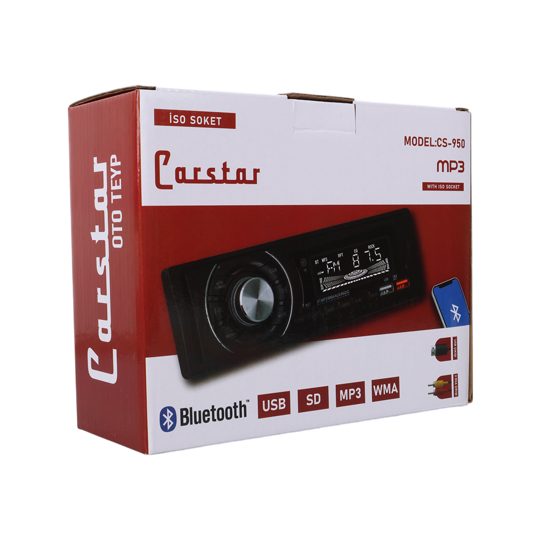 ÇİFT USB/SD/FM/AUX/BLUETOOTH KUMANDALI OTO TEYP 4X60 WATT CS-950 (4707) ÇİFT USB/SD/FM/AUX/BLUETOOTH KUMANDALI OTO TEYP 4X60 WATT CS-950 (4707)