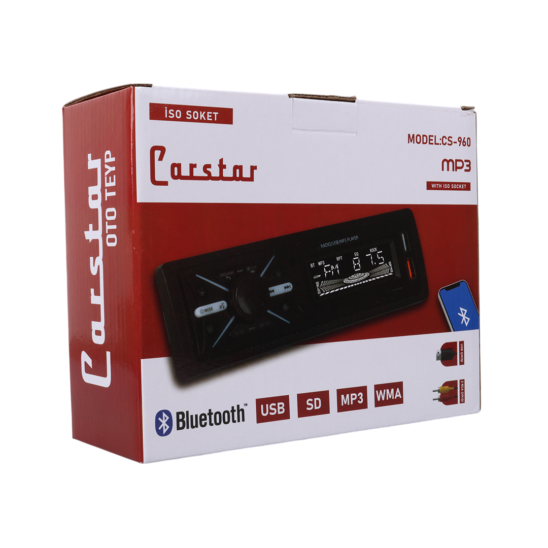 ÇİFT USB/SD/FM/AUX/BLUETOOTH KUMANDALI OTO TEYP 4X60 WATT CS-960 (4707) ÇİFT USB/SD/FM/AUX/BLUETOOTH KUMANDALI OTO TEYP 4X60 WATT CS-960 (4707)
