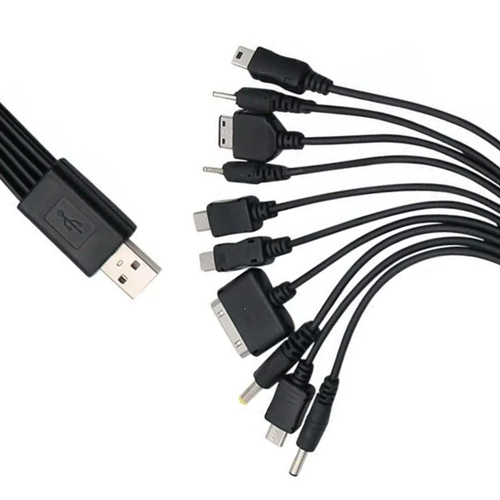 ÇOK FONKSİYONLU 10LU USB ŞARJ ALETİ KABLO (4707) ÇOK FONKSİYONLU 10LU USB ŞARJ ALETİ KABLO (4707)