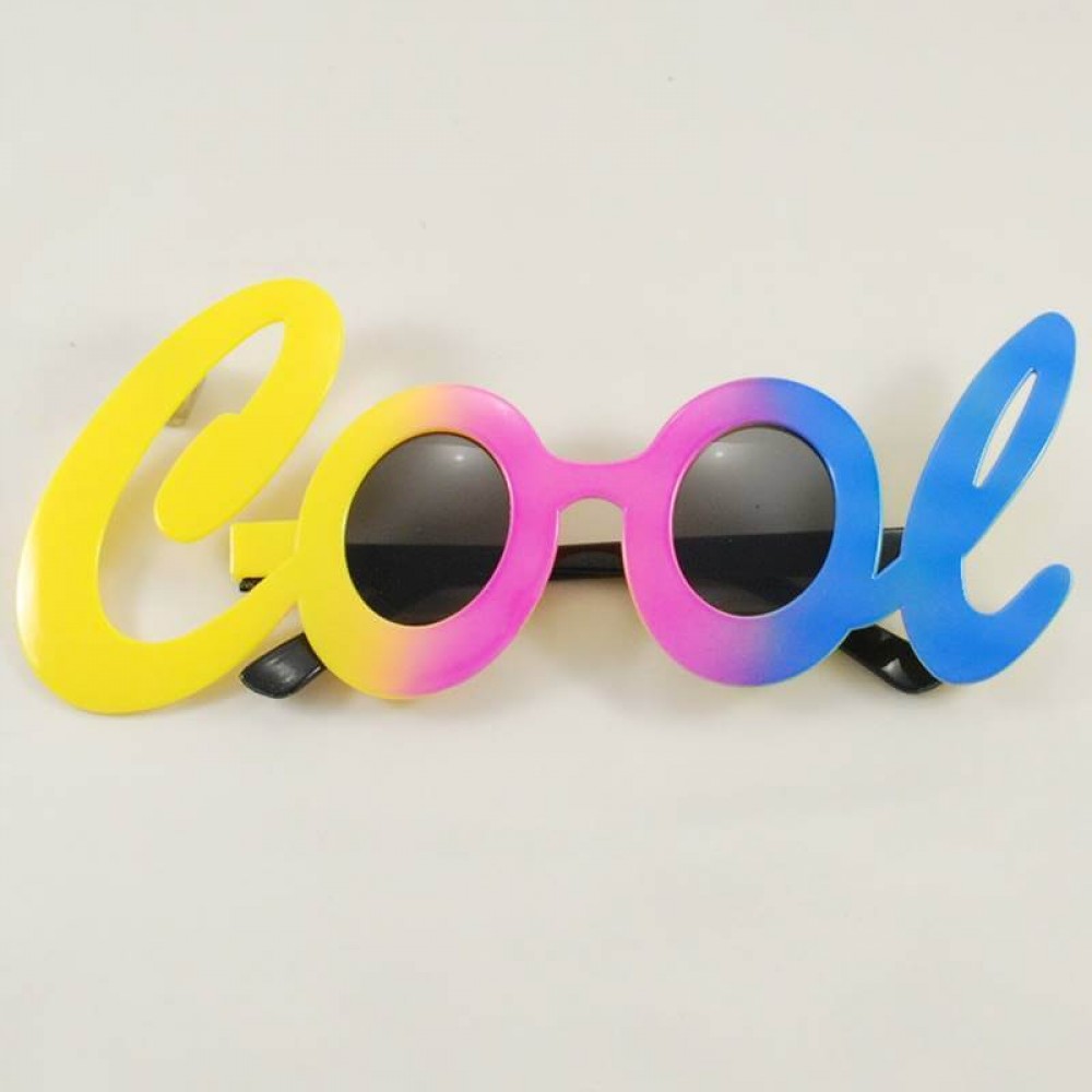 Cool Yazılı Rengarenk Parti Gözlüğü 21x8 cm (4707) Cool Yazılı Rengarenk Parti Gözlüğü 21x8 cm (4707)