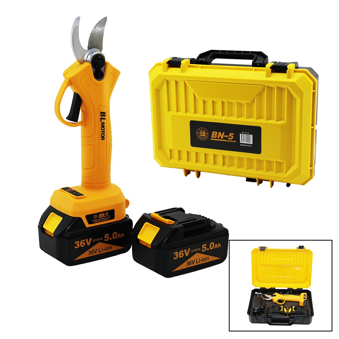 CORDLESS SHEAR YELLOW BN-5 HS-155 ŞARJLI BAĞ MAKASI 2 BATARYA - 36V 5.0AH (4707) CORDLESS SHEAR YELLOW BN-5 HS-155 ŞARJLI BAĞ MAKASI 2 BATARYA - 36V 5.0AH (4707)