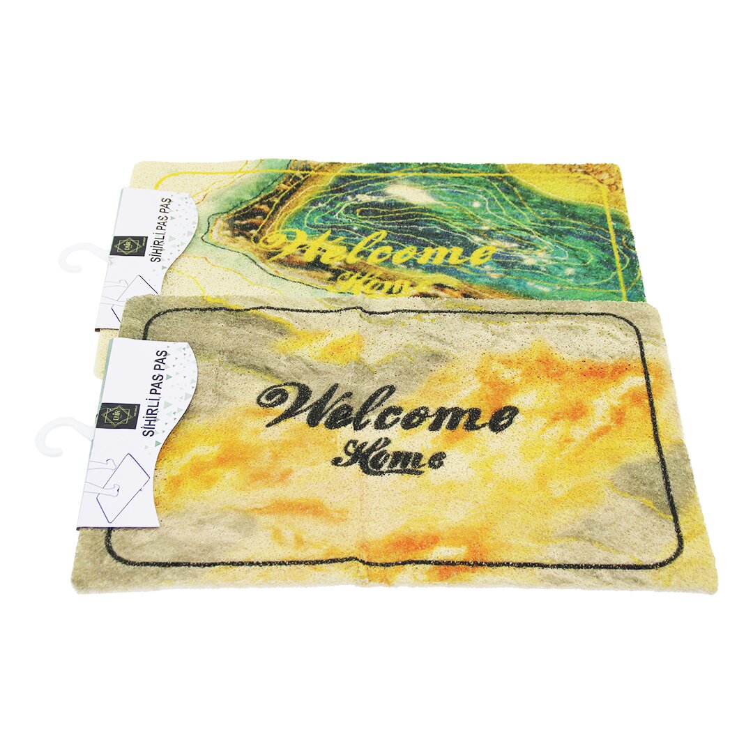 DESENLİ - WELCOME HOME 37X57CM KAUÇUK PLASTİK KAPI PASPASI (4707) DESENLİ - WELCOME HOME 37X57CM KAUÇUK PLASTİK KAPI PASPASI (4707)