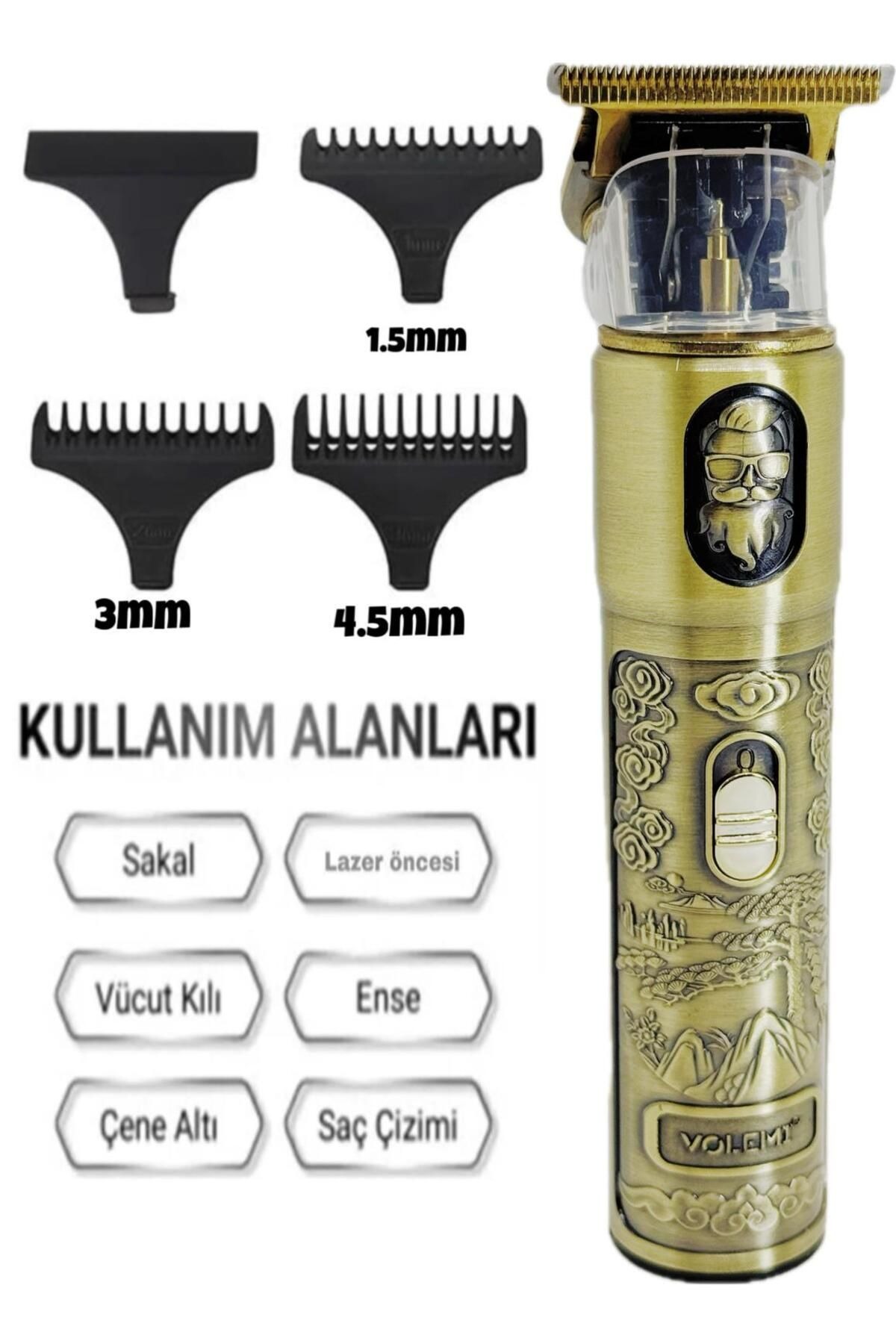 Dijital Göstergeli Saç Sakal Tıraş Makinesi - Sıfıra Yakın - IP-1949 (4707) Dijital Göstergeli Saç Sakal Tıraş Makinesi - Sıfıra Yakın - IP-1949 (4707)