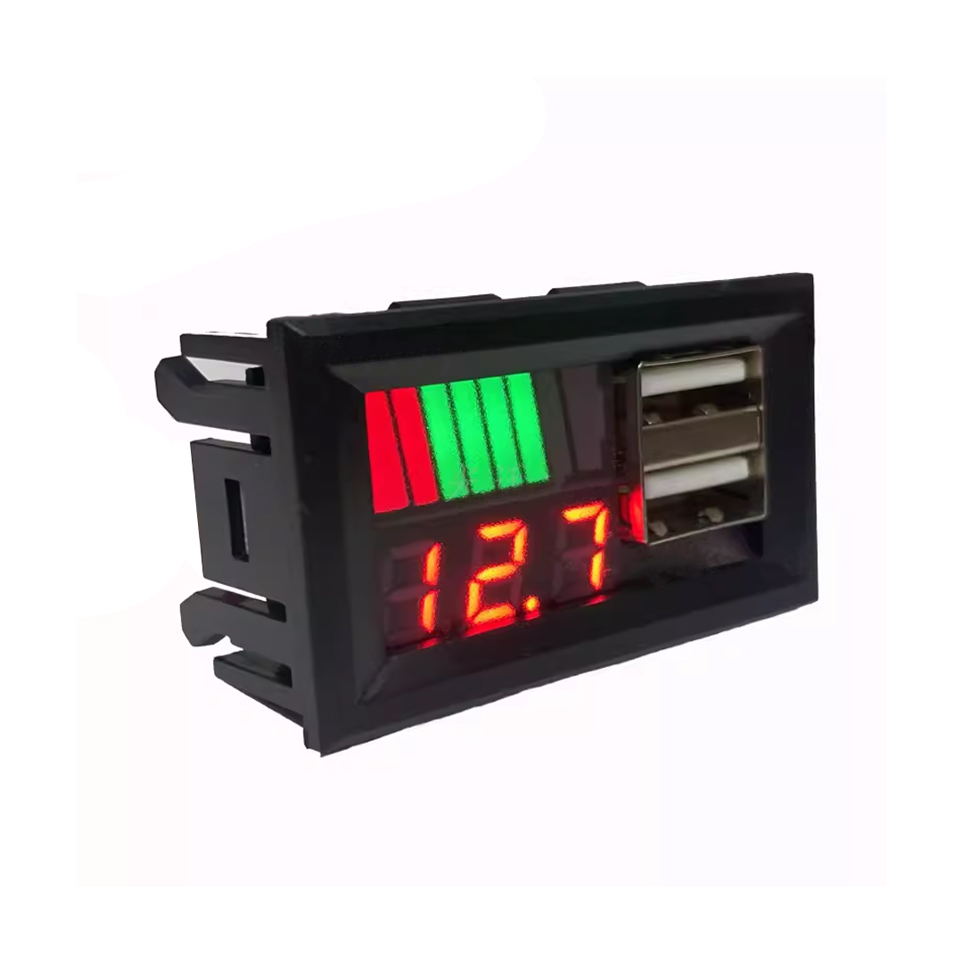 DİJİTAL VOLTMETRE USB ÇIKIŞLI AKÜ GÖSTERGELİ DC 12V (IC278C) (4707) DİJİTAL VOLTMETRE USB ÇIKIŞLI AKÜ GÖSTERGELİ DC 12V (IC278C) (4707)