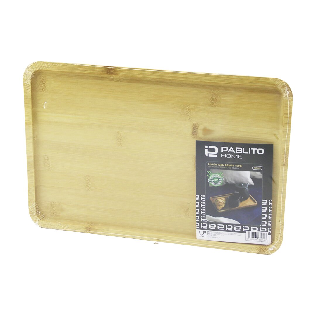 DİKDÖRTGEN AHŞAP BAMBU SUNUM TEPSİ 24X36CM (4707) DİKDÖRTGEN AHŞAP BAMBU SUNUM TEPSİ 24X36CM (4707)