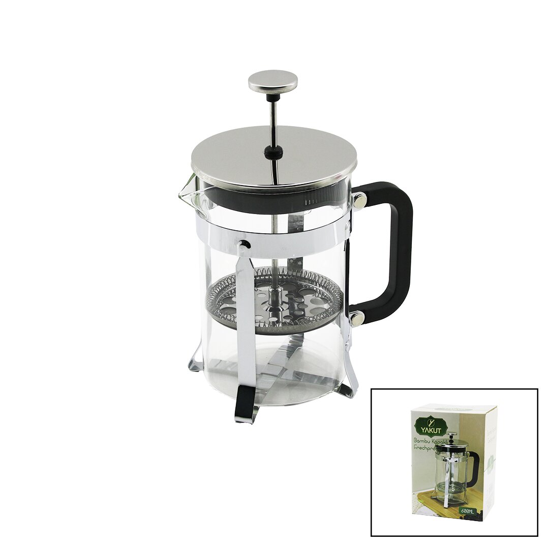 FRECHPRESS 600ML CAM BİTKİ SÜZGEÇİ METAL KAFES - PLASTİK SAPLI METAL KAPLAMALI PLS.KAPAK (4707) FRECHPRESS 600ML CAM BİTKİ SÜZGEÇİ METAL KAFES - PLASTİK SAPLI METAL KAPLAMALI PLS.KAPAK (4707)