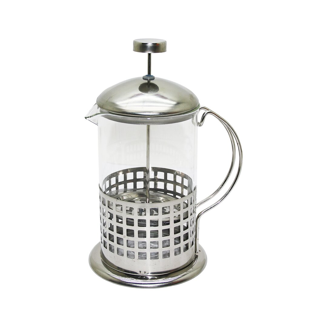 FRENCH PRESS 800ML CAM BİTKİ SÜZGEÇİ METAL KAFES - KAPAK (4707) FRENCH PRESS 800ML CAM BİTKİ SÜZGEÇİ METAL KAFES - KAPAK (4707)