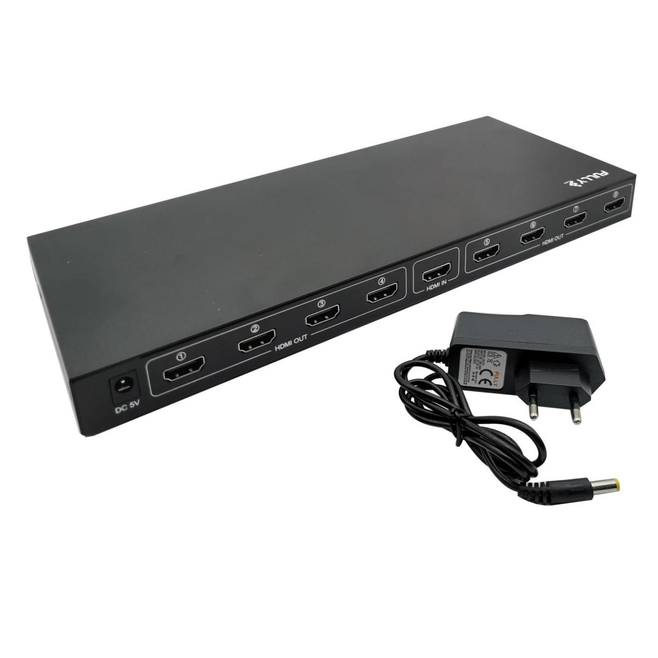 FULLY G-538J 8 PORT HDMI SPLITTER DAĞITICI (4707) FULLY G-538J 8 PORT HDMI SPLITTER DAĞITICI (4707)