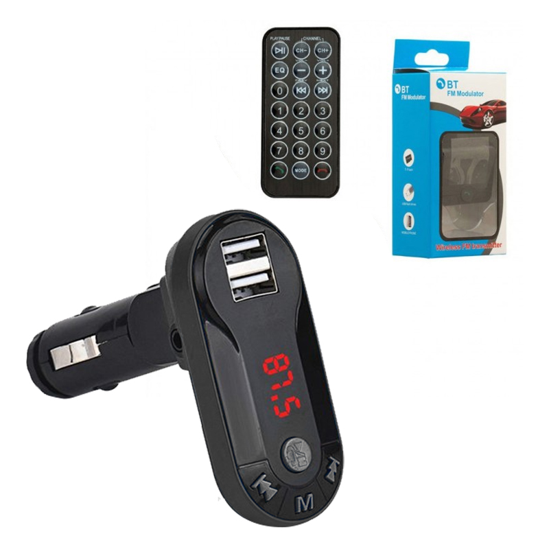 HELLO HL-19683 BT-FM MODULATÖR ÇİFT USB/SD/MP3 12-24 VOLT HAFIZASIZ BLUETOOTH FM TRANSMITTER (4707) HELLO HL-19683 BT-FM MODULATÖR ÇİFT USB/SD/MP3 12-24 VOLT HAFIZASIZ BLUETOOTH FM TRANSMITTER (4707)