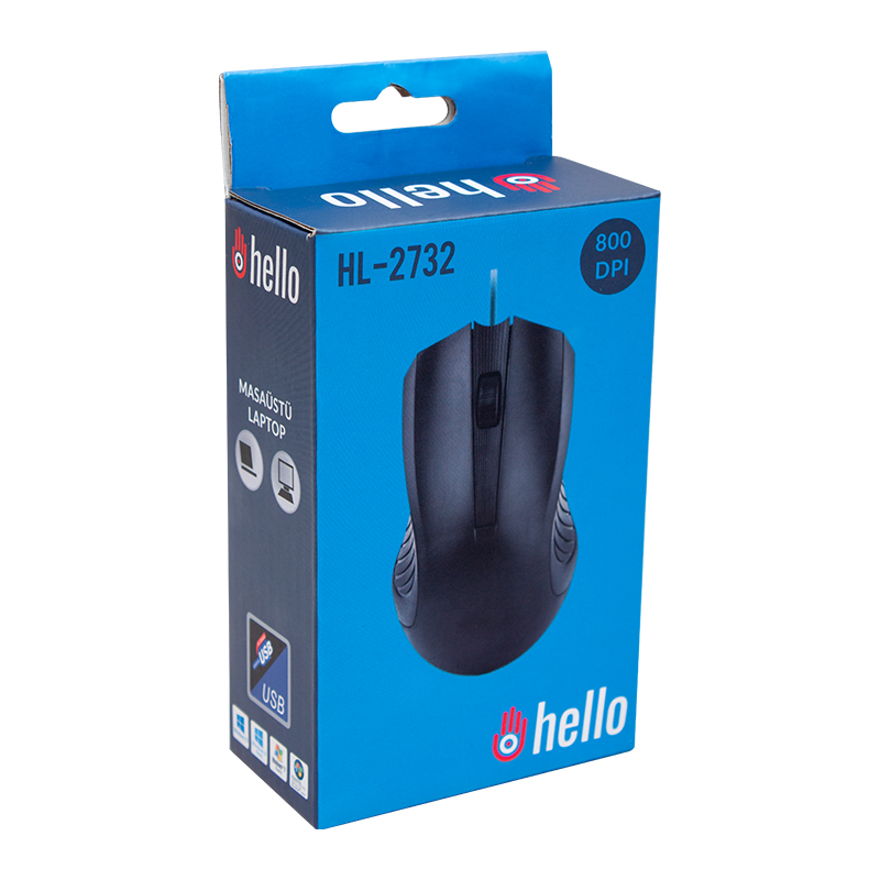 HELLO HL-2732 USB KABLOLU MOUSE (4707) HELLO HL-2732 USB KABLOLU MOUSE (4707)