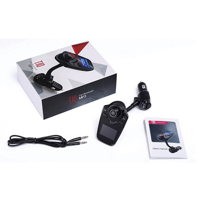 HELLO T10 LED EKRANLI USB-AUX-SD-BLUETOOTH DESTEKLİ 2.1A FM TRANSMİTTER (4707) HELLO T10 LED EKRANLI USB-AUX-SD-BLUETOOTH DESTEKLİ 2.1A FM TRANSMİTTER (4707)