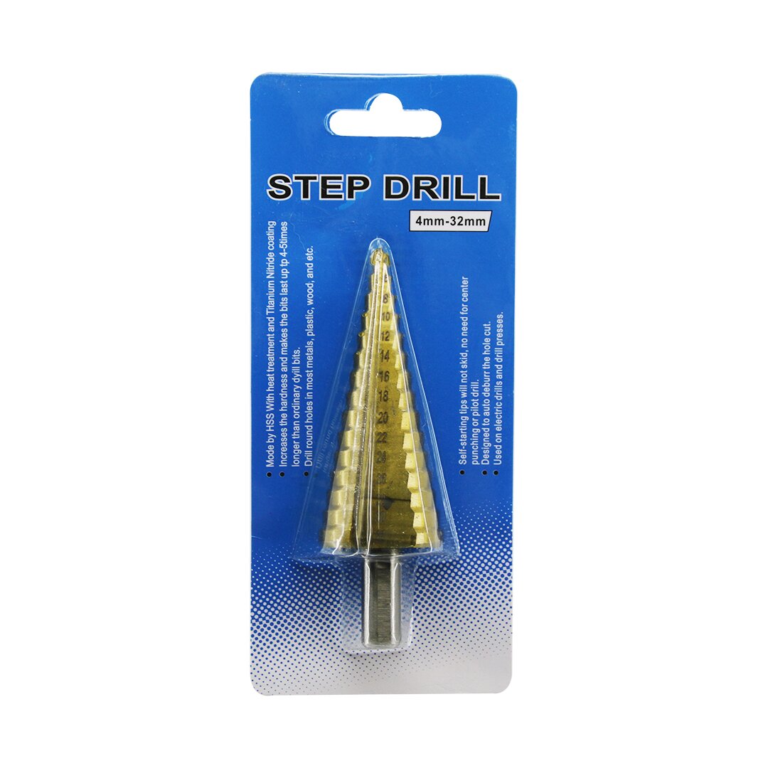 HSS KADEMELİ MATKAP UCU 4-32MM (4707) HSS KADEMELİ MATKAP UCU 4-32MM (4707)