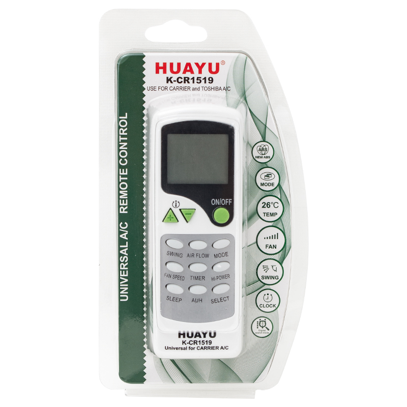 HUAYU KK K-CR1519 CARRIER KLİMA KUMANDASI (4707) HUAYU KK K-CR1519 CARRIER KLİMA KUMANDASI (4707)