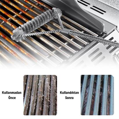 Mangal Izgara Teli Barbekü Temizlik Fırçası Mangal Izgara Teli Barbekü Temizlik Fırçası