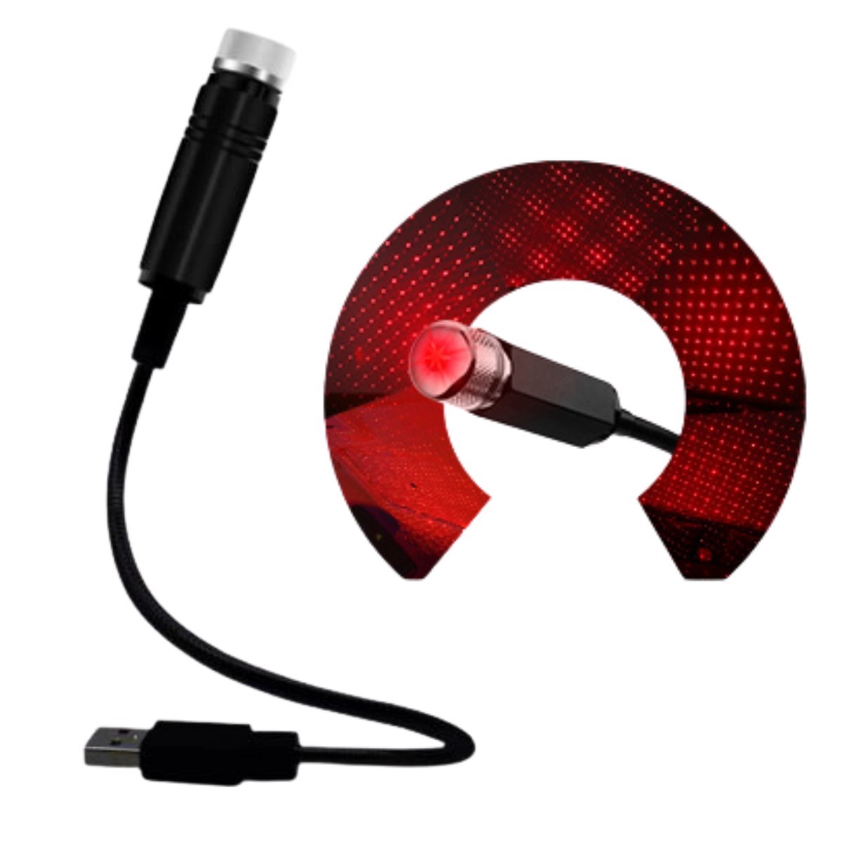 Kırmızı Ayak Altı Tavan Led Araç içi Aydınlatma Oto Araba İç Disko Ayarlanır USB Lamba Işık (4707) Kırmızı Ayak Altı Tavan Led Araç içi Aydınlatma Oto Araba İç Disko Ayarlanır USB Lamba Işık (4707)