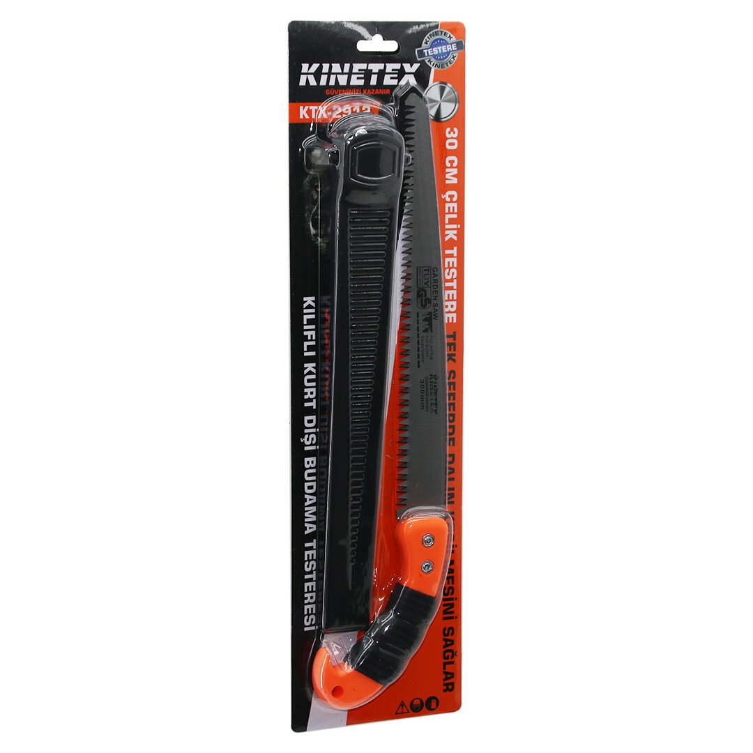 KURT DİŞİ 300MM ÇELİK BUDAMA TESTERESİ PLS.KILIFLI PLASTİK SAPLI 30CM - SAPLI=43CM (4707) KURT DİŞİ 300MM ÇELİK BUDAMA TESTERESİ PLS.KILIFLI PLASTİK SAPLI 30CM - SAPLI=43CM (4707)