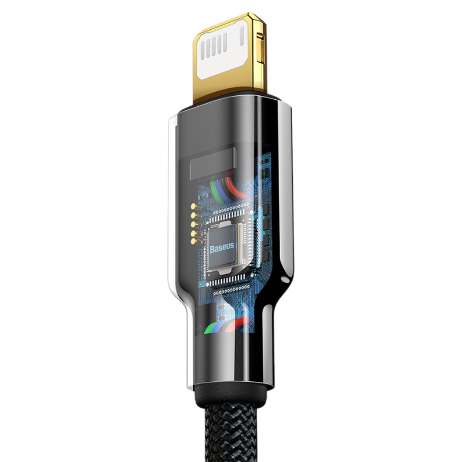 Led Işık Uçlu Sağlam İp Kablolu USB to Lightning Hızlı Şarj Kablosu Led Işık Uçlu Sağlam İp Kablolu USB to Lightning Hızlı Şarj Kablosu