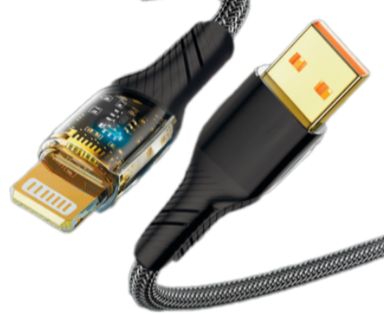 Led Işık Uçlu Sağlam İp Kablolu USB to Lightning Hızlı Şarj Kablosu Led Işık Uçlu Sağlam İp Kablolu USB to Lightning Hızlı Şarj Kablosu