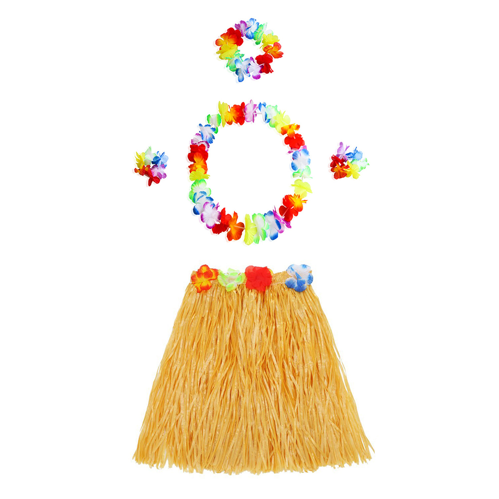 Luau Aloha Hawaii Kolye Etek Taç ve Bileklik Seti Turuncu (4707) Luau Aloha Hawaii Kolye Etek Taç ve Bileklik Seti Turuncu (4707)