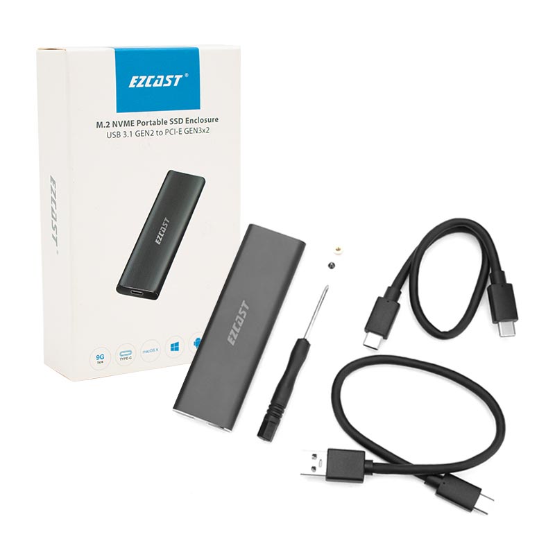 M.2 NVME SSD DESTEKLİ USB 3.1 TYPE-C SSD HARDDISK KUTUSU SABİT SÜRÜCÜ MUHAFAZASI (4707) M.2 NVME SSD DESTEKLİ USB 3.1 TYPE-C SSD HARDDISK KUTUSU SABİT SÜRÜCÜ MUHAFAZASI (4707)