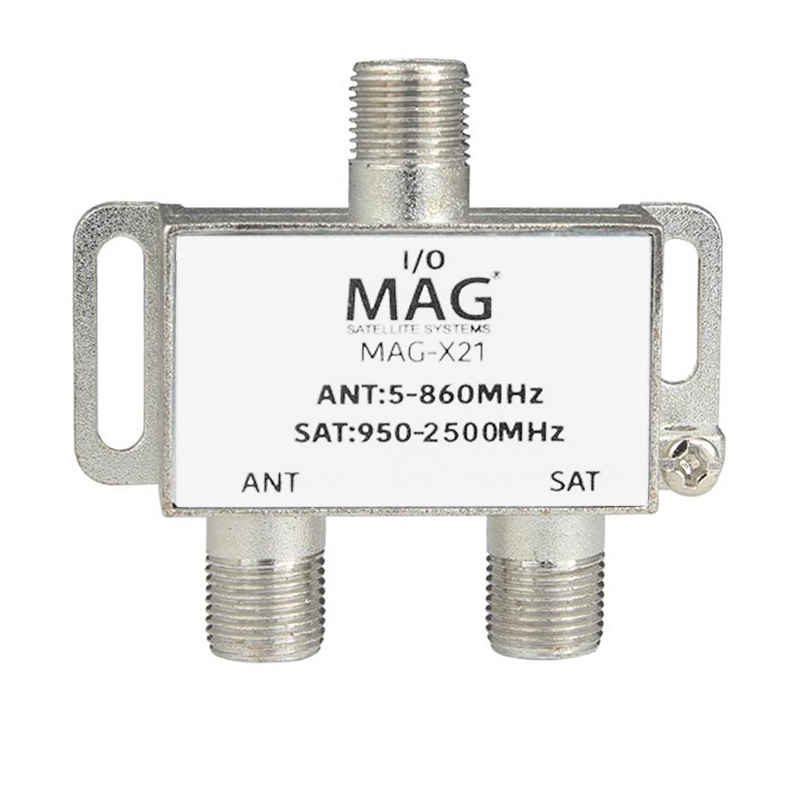 MAG MAG-X21 TV/SAT 5-2500MHZ COMBINER 950-2500MHZ (4707) MAG MAG-X21 TV/SAT 5-2500MHZ COMBINER 950-2500MHZ (4707)