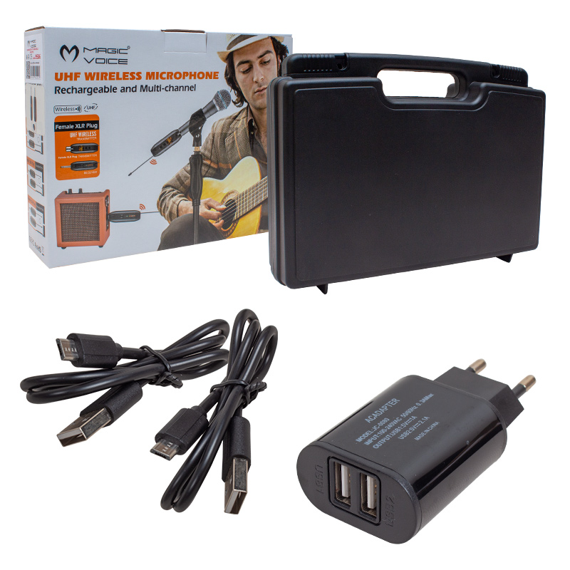 MAGICVOICE MV-19586 UHF GİTAR TİP KABLOSUZ MİKROFON (GENEL ENSTRÜMANLAR İÇİN) (4707) MAGICVOICE MV-19586 UHF GİTAR TİP KABLOSUZ MİKROFON (GENEL ENSTRÜMANLAR İÇİN) (4707)