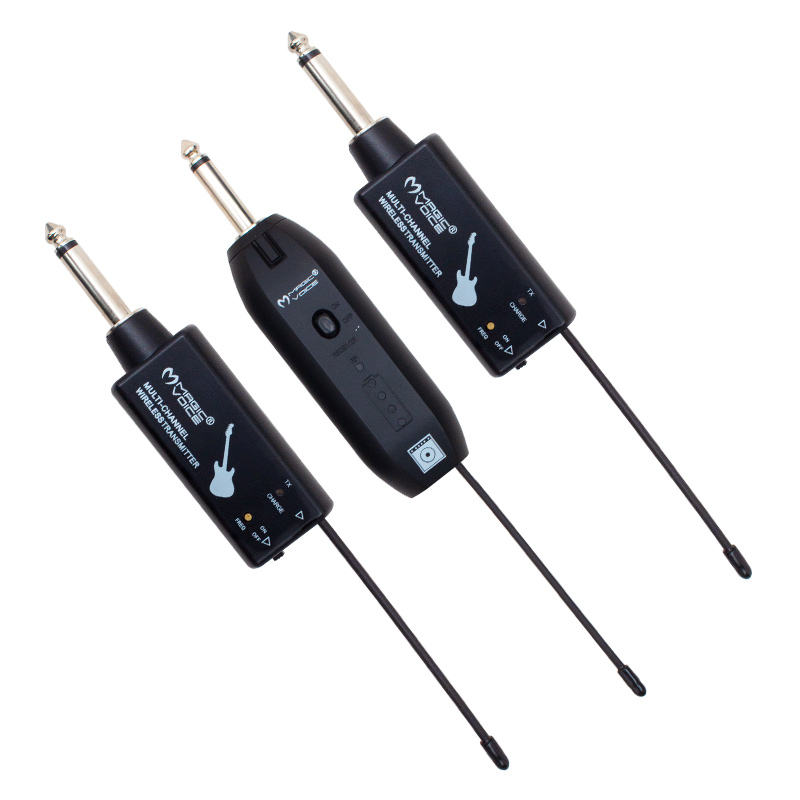 MAGICVOICE MV-19590 UHF GİTAR TİP KABLOSUZ MİKROFON ÜÇLÜ SET (4707) MAGICVOICE MV-19590 UHF GİTAR TİP KABLOSUZ MİKROFON ÜÇLÜ SET (4707)