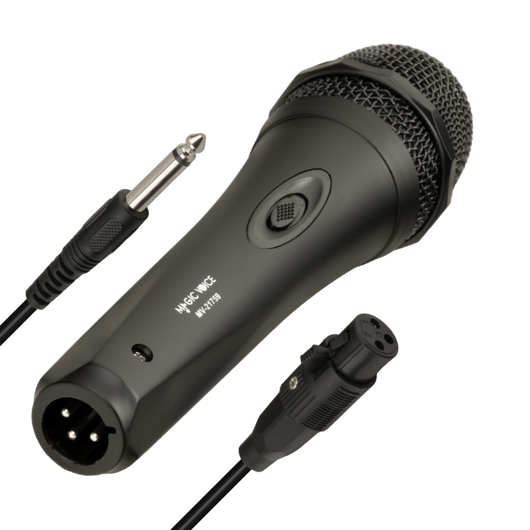 MAGICVOICE MV-21759 DİNAMİK 3 METRE KABLOLU EL MİKROFONU (4707) MAGICVOICE MV-21759 DİNAMİK 3 METRE KABLOLU EL MİKROFONU (4707)