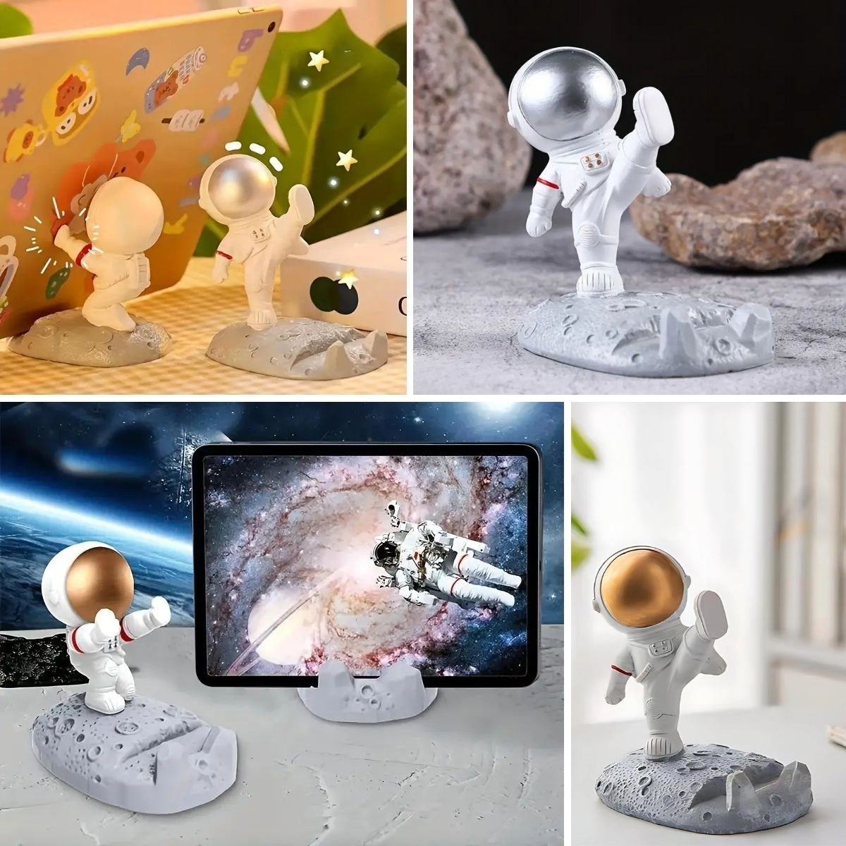 Mini Astronot Model Telefon ve Tablet Tutucu Standı (4707) Mini Astronot Model Telefon ve Tablet Tutucu Standı (4707)