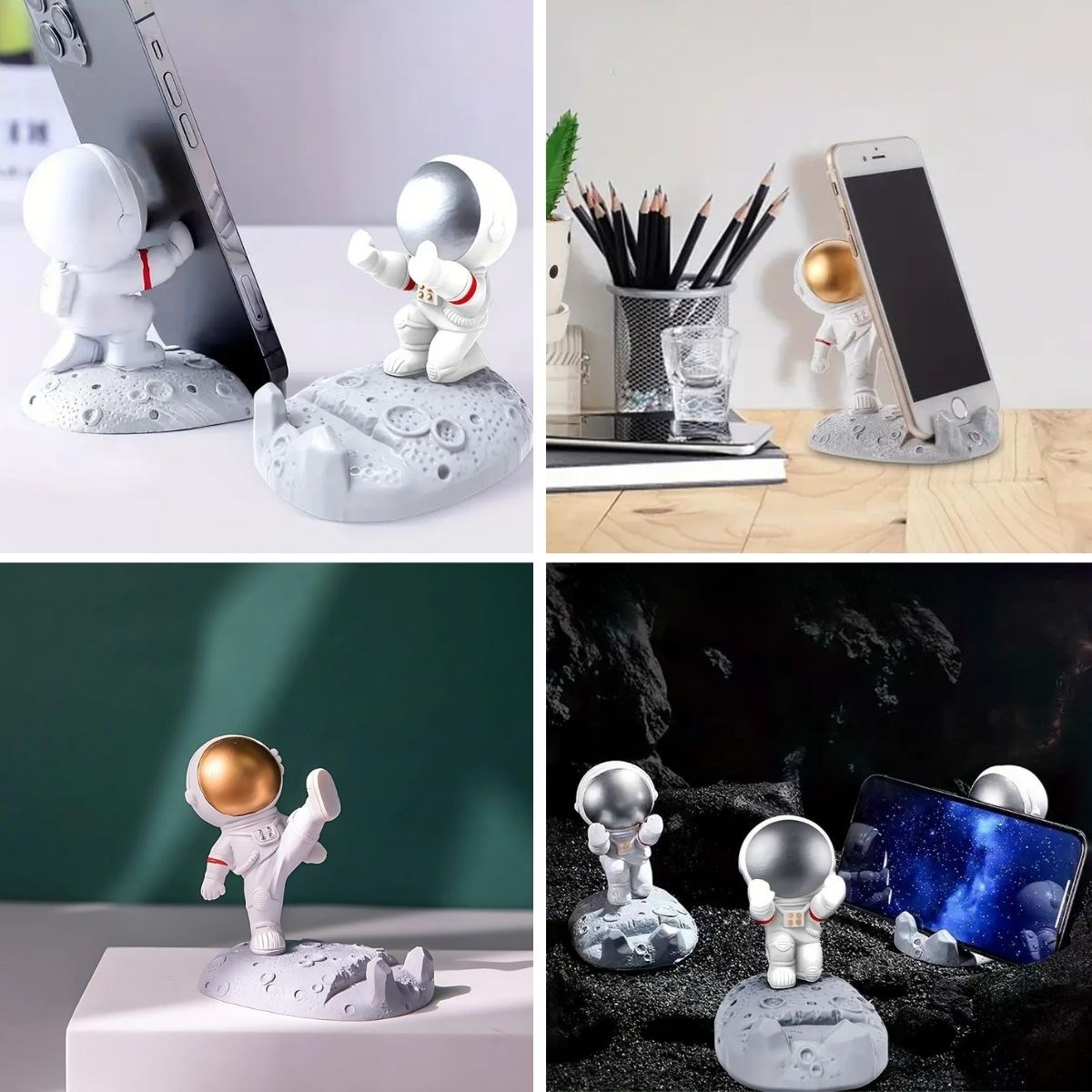 Mini Astronot Model Telefon ve Tablet Tutucu Standı (4707) Mini Astronot Model Telefon ve Tablet Tutucu Standı (4707)