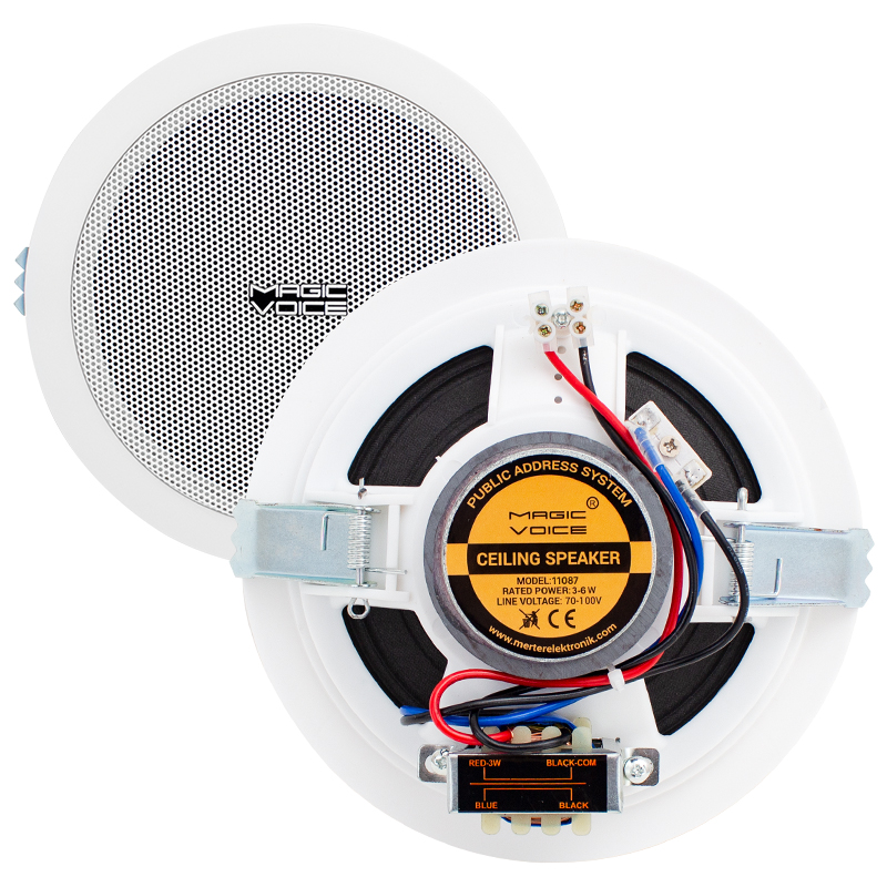 MV-11087 16 CM MAX 20W 100V ALÇIPAN HOPARLÖR TRAFOLU (4707) MV-11087 16 CM MAX 20W 100V ALÇIPAN HOPARLÖR TRAFOLU (4707)