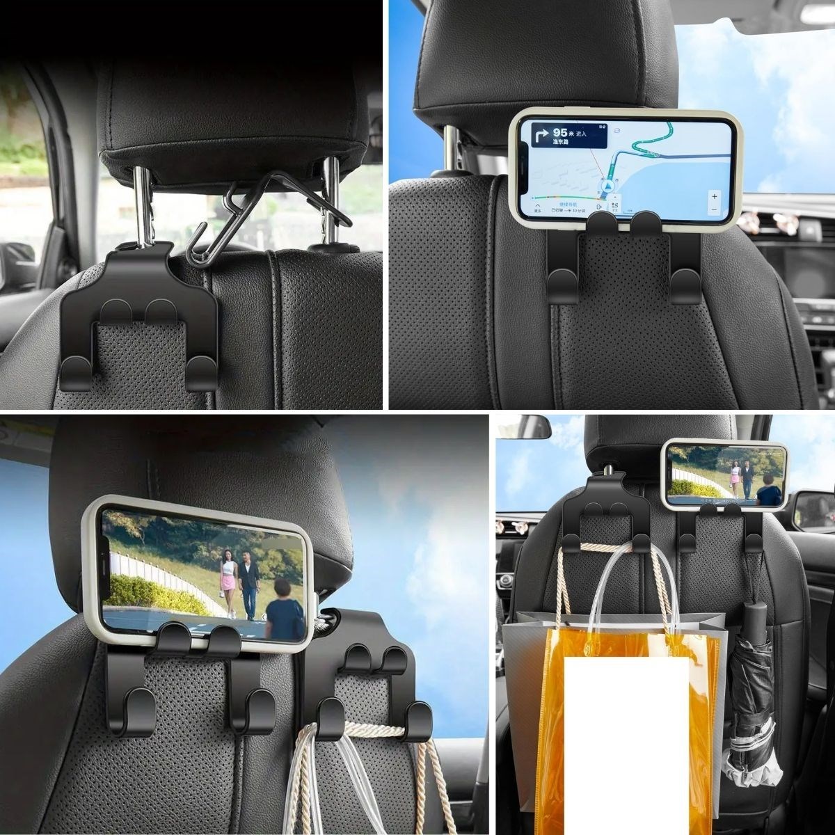 Oto Koltuk Arkası Düzenleyici Organizer Askılıklı Telefon,Tablet Tutucu (4707) Oto Koltuk Arkası Düzenleyici Organizer Askılıklı Telefon,Tablet Tutucu (4707)