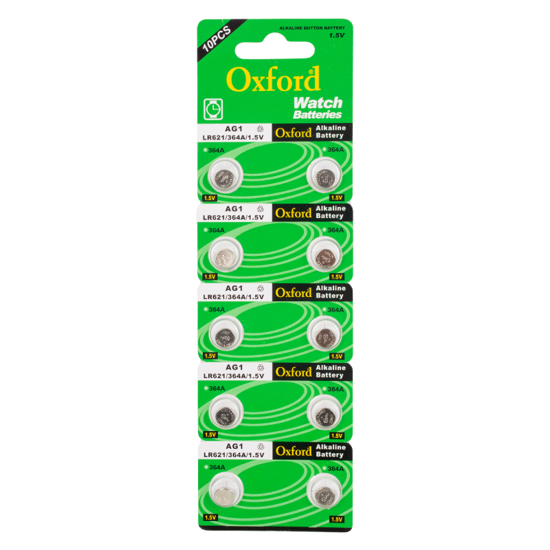OXFORD AG1 LR621 ALKALİN SAAT PİLİ 10LU PAKET * TIANQIU (4707) OXFORD AG1 LR621 ALKALİN SAAT PİLİ 10LU PAKET * TIANQIU (4707)