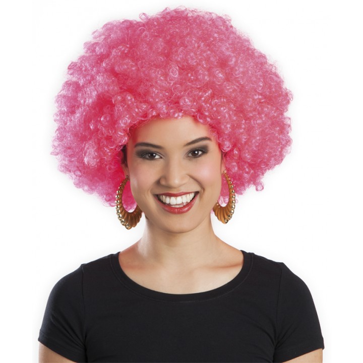 Pembe Renk Kıvırcık Afro Bonus Peruk (4707) Pembe Renk Kıvırcık Afro Bonus Peruk (4707)