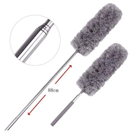 Petİnka® 140 Cm Teleskopik Uzatılabilir Mikrofiber Yumuşak Başlıklı Gri Toz Alma Fırçası Toz Püskülü Petİnka® 140 Cm Teleskopik Uzatılabilir Mikrofiber Yumuşak Başlıklı Gri Toz Alma Fırçası Toz Püskülü
