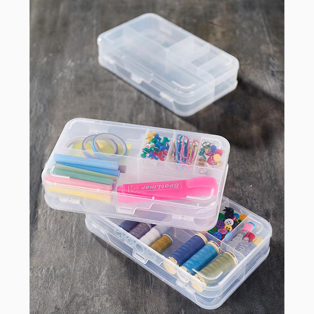 Dikiş Kutusu Plastik Çift Taraflı Bölmeli Hobi Dikiş Kutusu Ardunio Malzeme Kutusu Dikiş Kutusu Plastik Çift Taraflı Bölmeli Hobi Dikiş Kutusu Ardunio Malzeme Kutusu